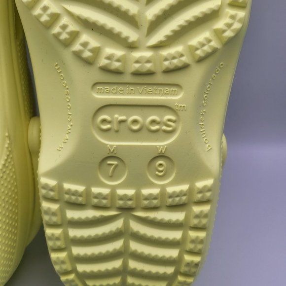 NEW M5 | W7 Classic Clogs Yellow (Sulphur) - Picture 10 of 11
